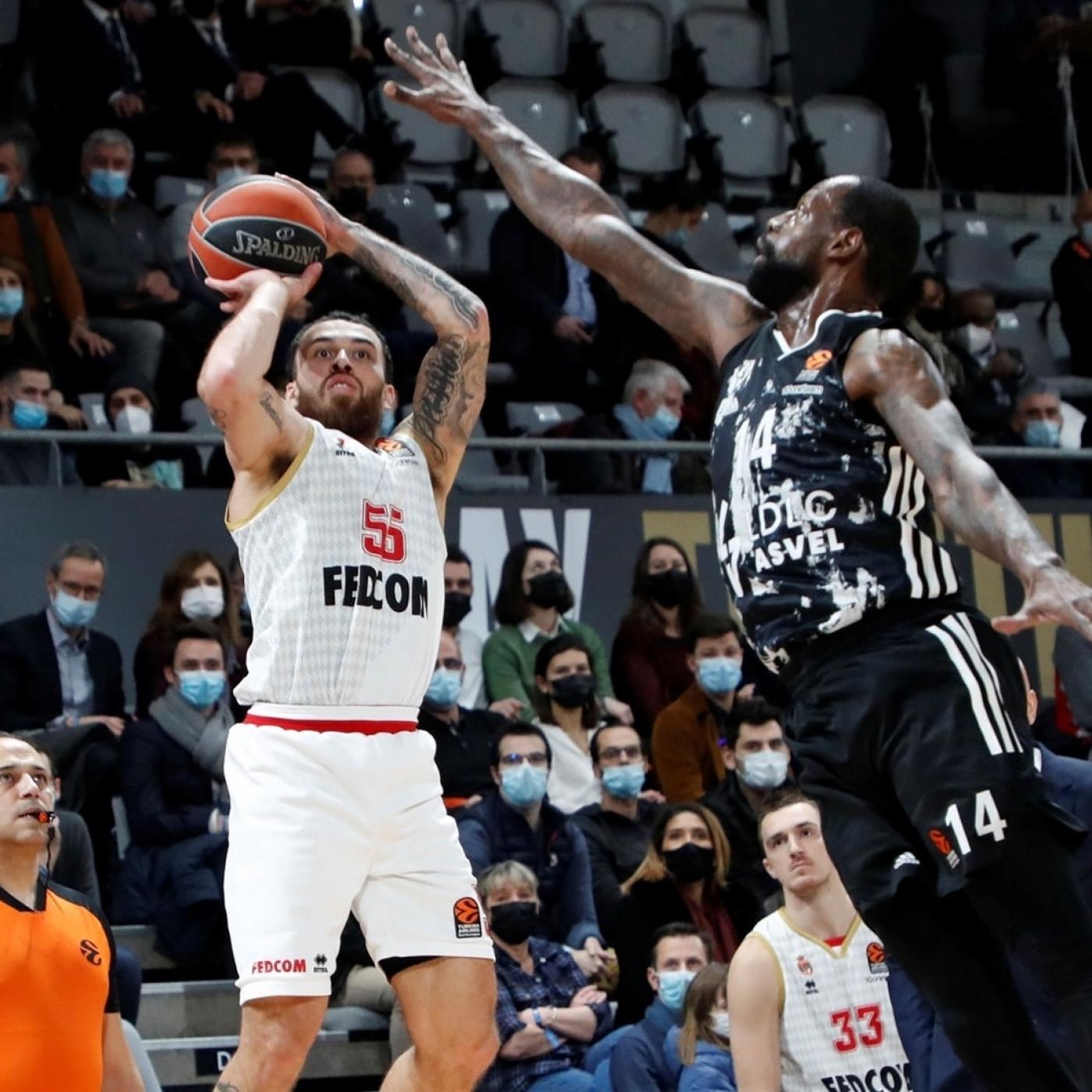 Monaco prend sa revanche sur l&rsquo;Asvel et se relance en Euroligue