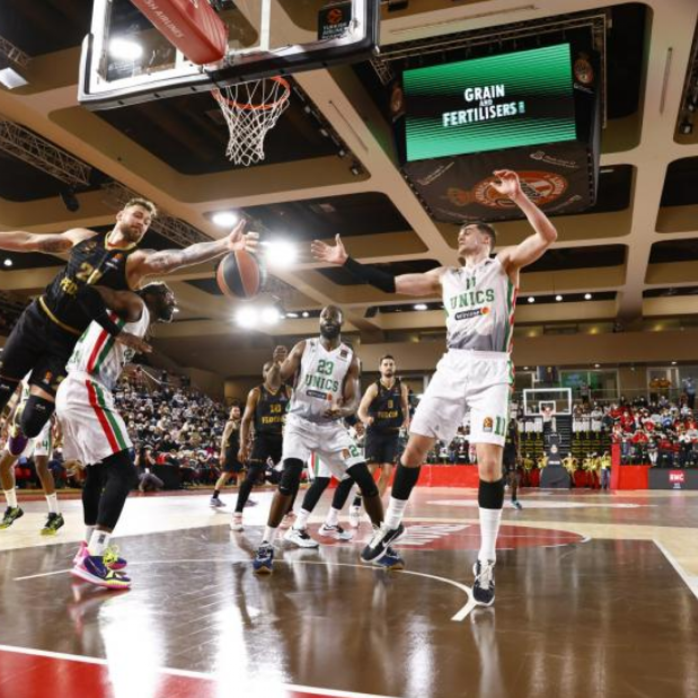 Monaco l’emporte face à Unics Kazan en Euroligue