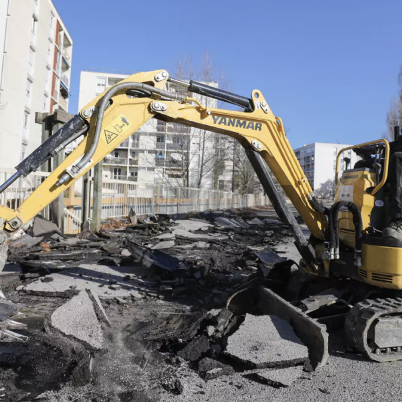 C&rsquo;était devenu un lieu de deal, un ancien parking démoli dans un quartier à Cannes