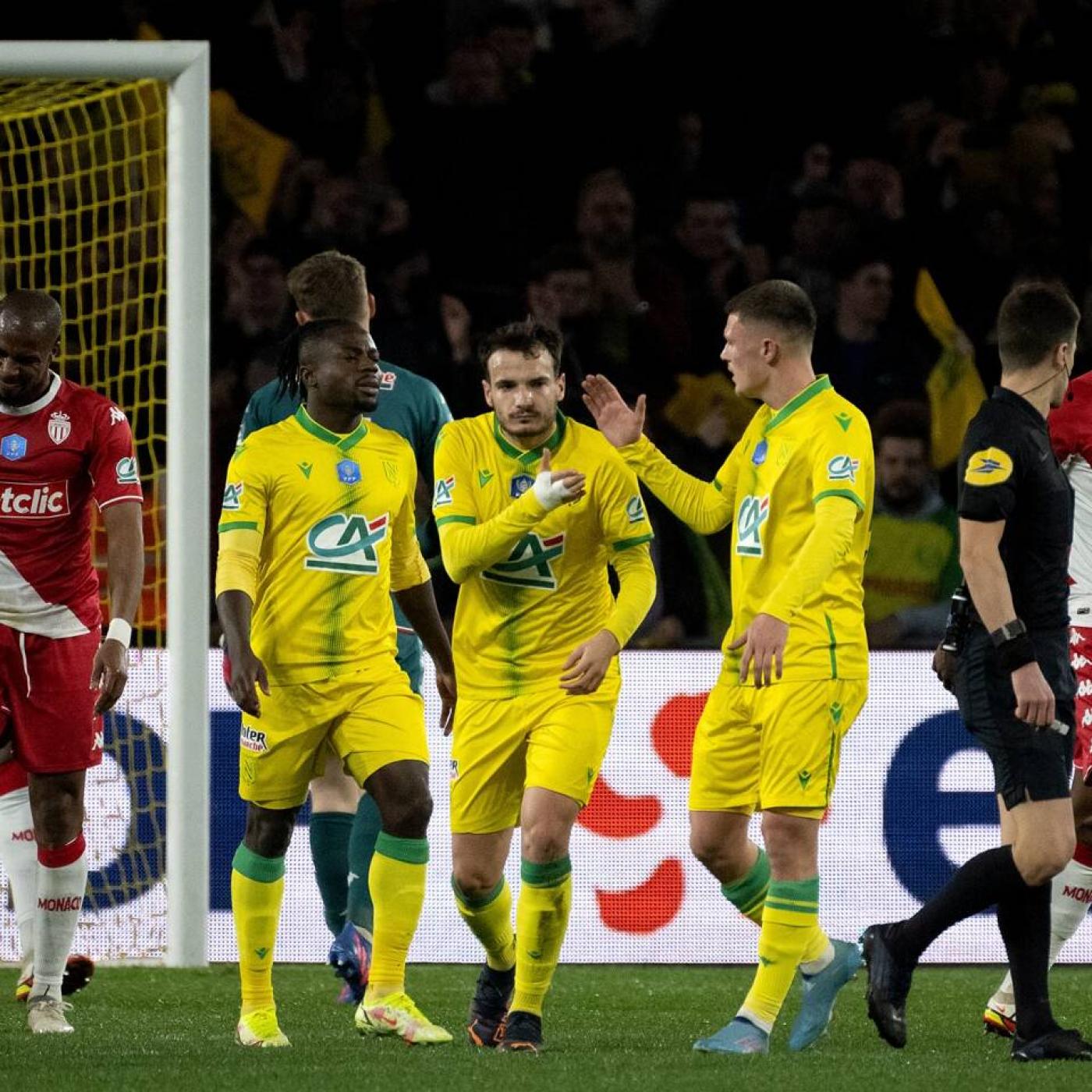 Nantes bat l&rsquo;AS Monaco et rejoint l&rsquo;OGC Nice en finale de la Coupe de France