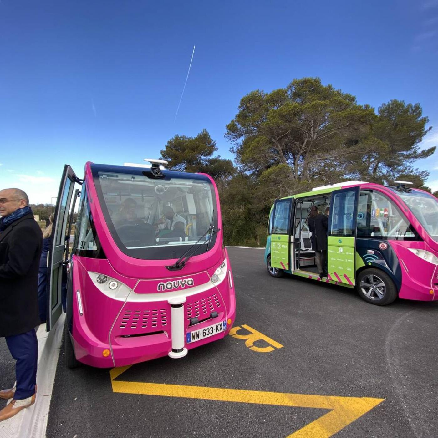 C&rsquo;est officiel les navettes autonomes à Sophia Antipolis !