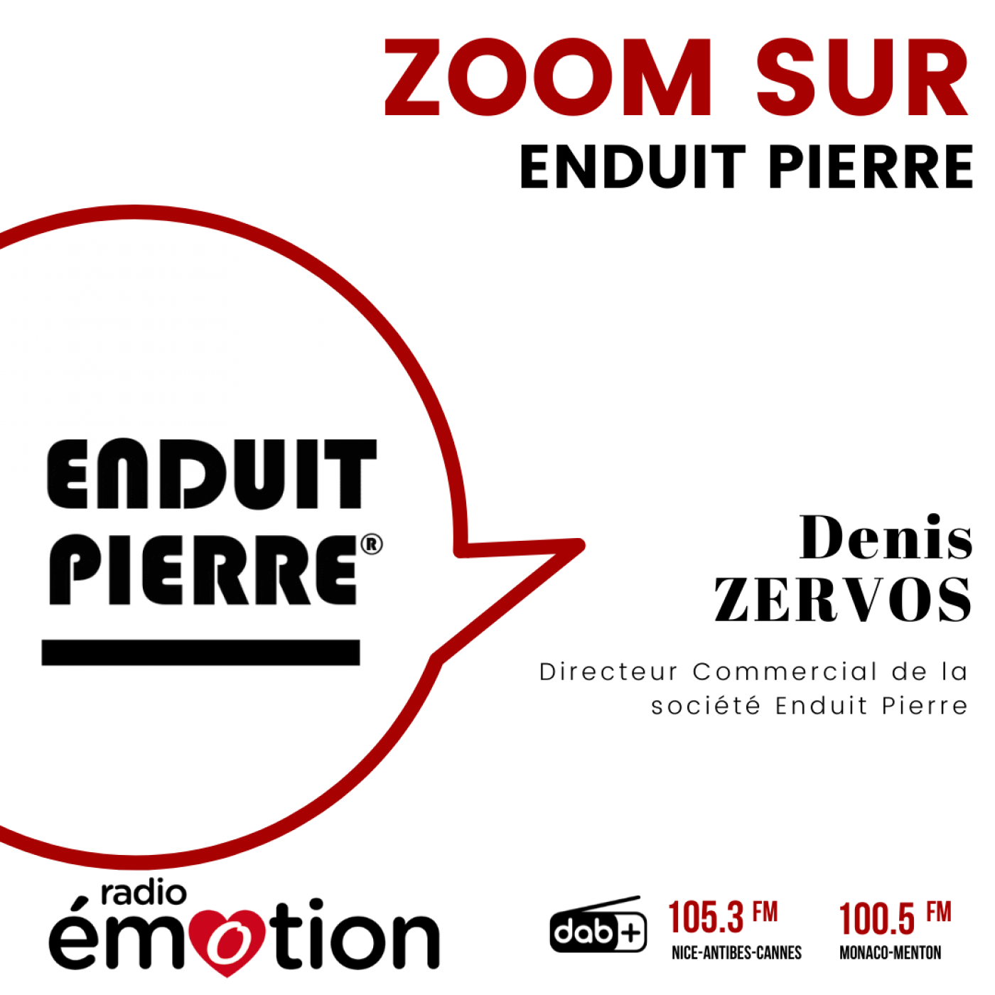 Zoom sur Enduit Pierre