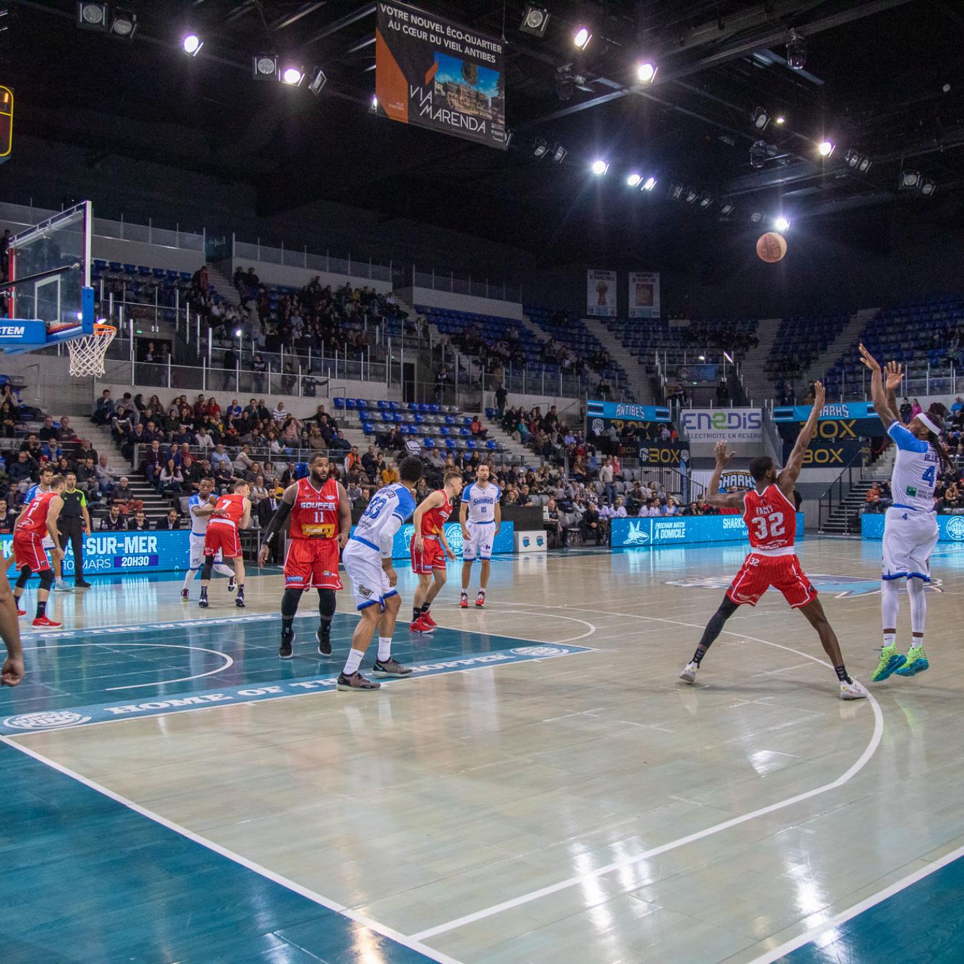 Match retour de play-offs pour les Sharks d&rsquo;Antibes