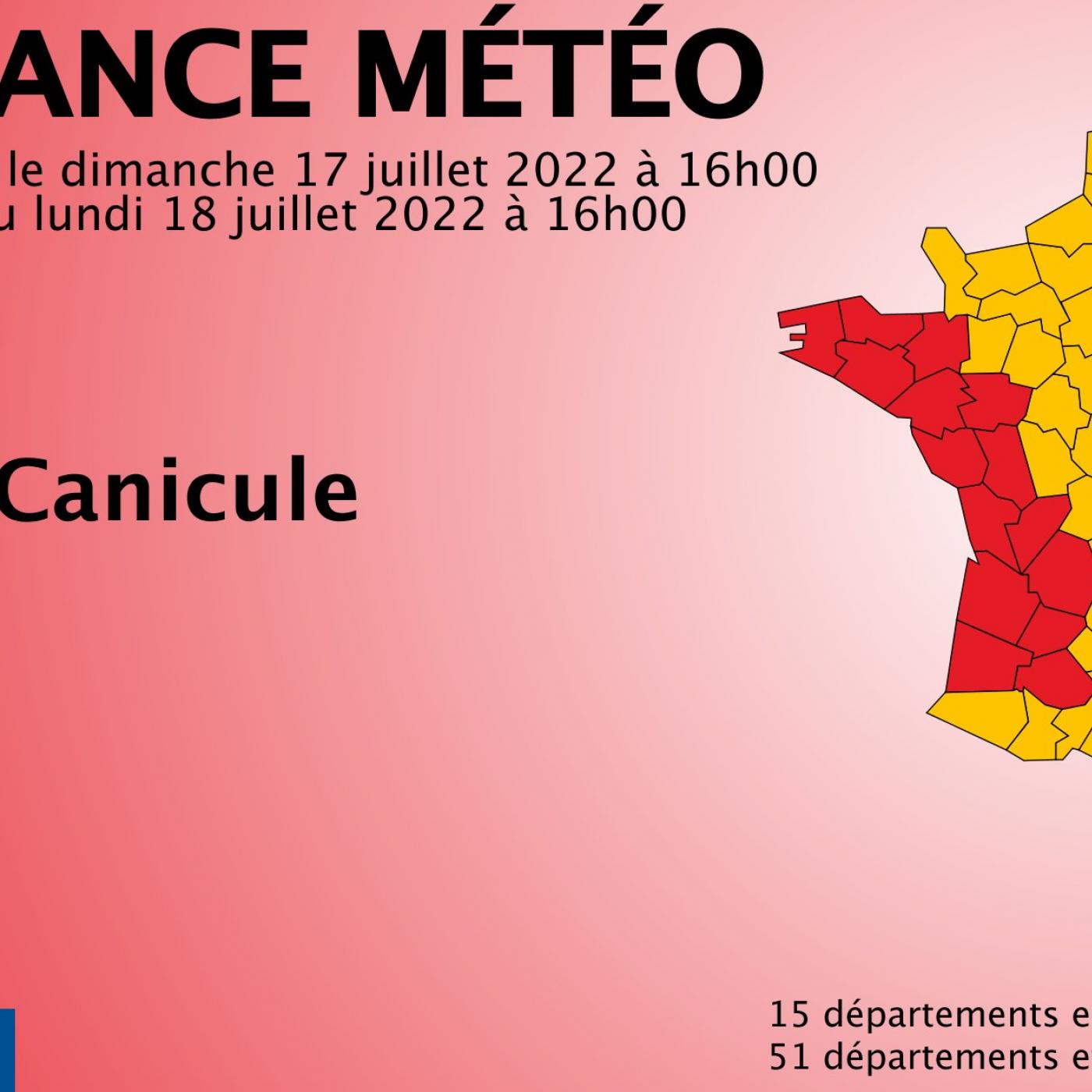 15 départements de l&rsquo;ouest en vigilance rouge